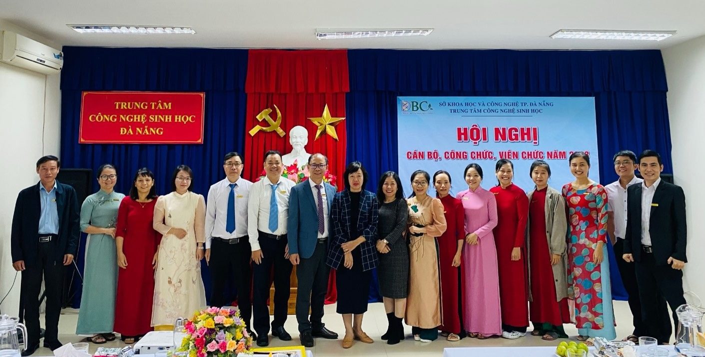 Hội nghị cán bộ, công chức, viên chức năm 2023 của Trung tâm Công nghệ Sinh học Đà Nẵng